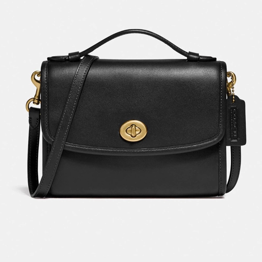 Coach Kip Turnlock Crossbody Black